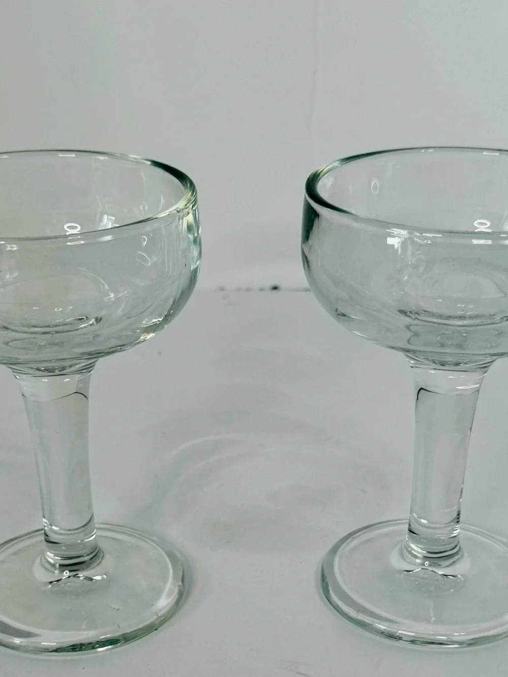 Source Unknown Clear Coupe Cocktail Glasses - Pair